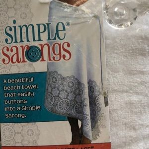 Beach cover up skirt